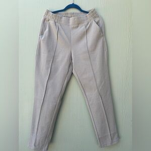 Mondetta Gray Dress Pants Tailored Elastic Waist
